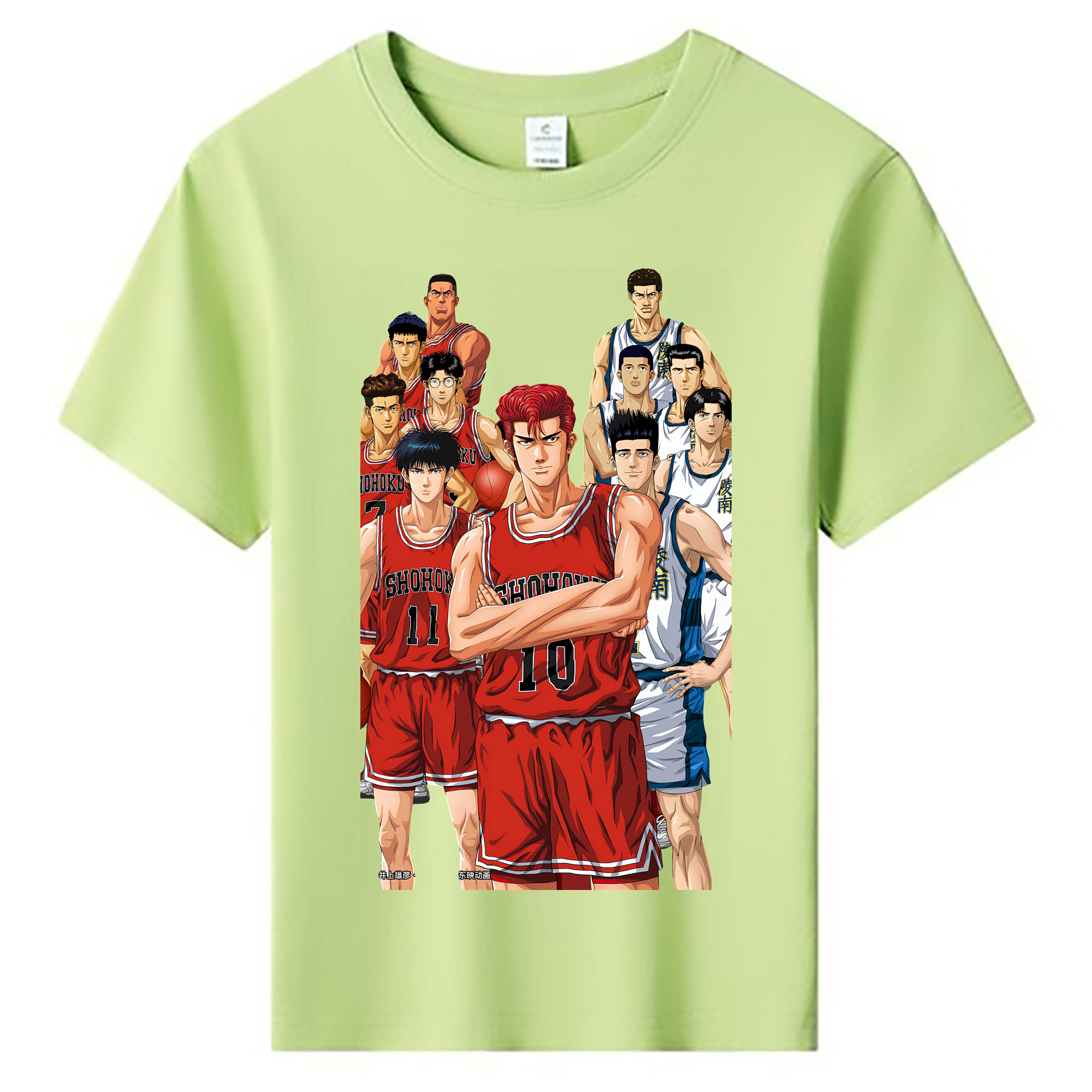 （画像用） SLAM DUNK／スラムダンク 綿100％キッズTシャツ（フロントプリント）